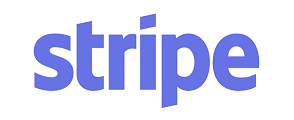 Stripe logo - blue